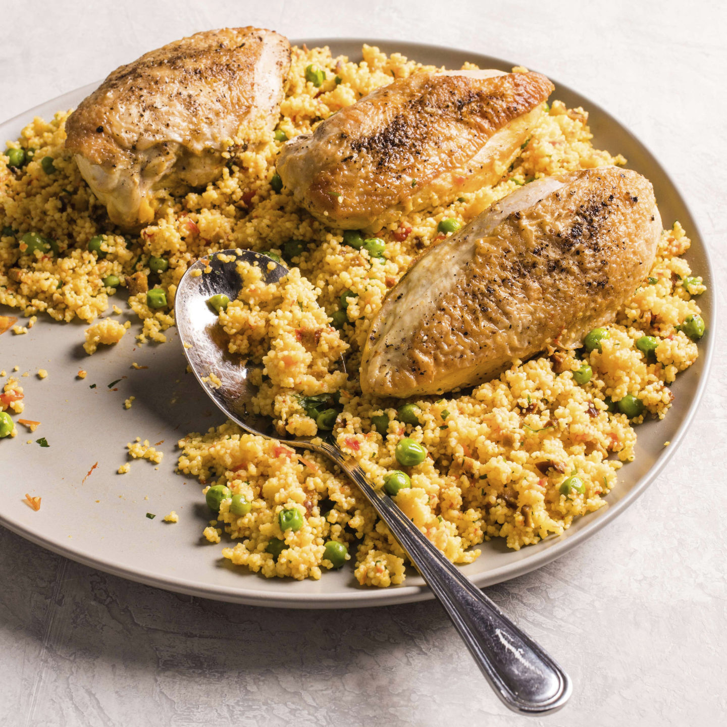 Food Column ATK Spanish Style Chicken and Couscous